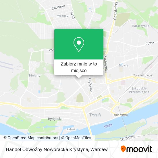 Mapa Handel Obwoźny Noworacka Krystyna