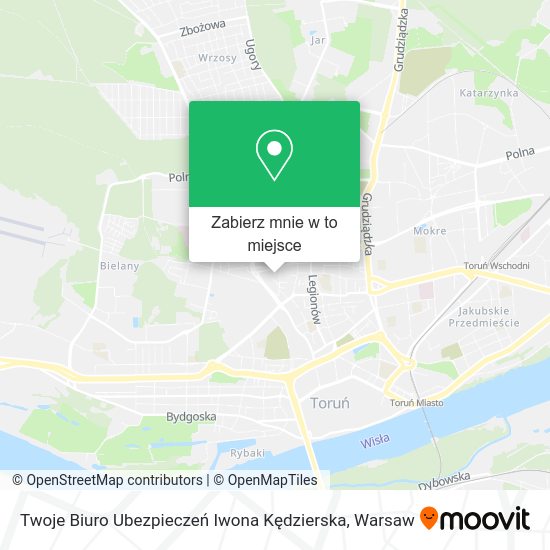 Mapa Twoje Biuro Ubezpieczeń Iwona Kędzierska