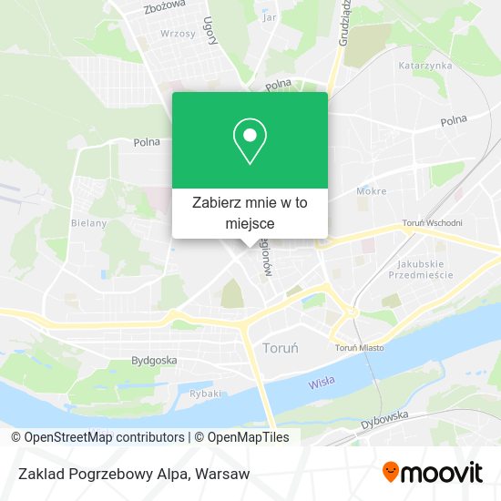 Mapa Zaklad Pogrzebowy Alpa