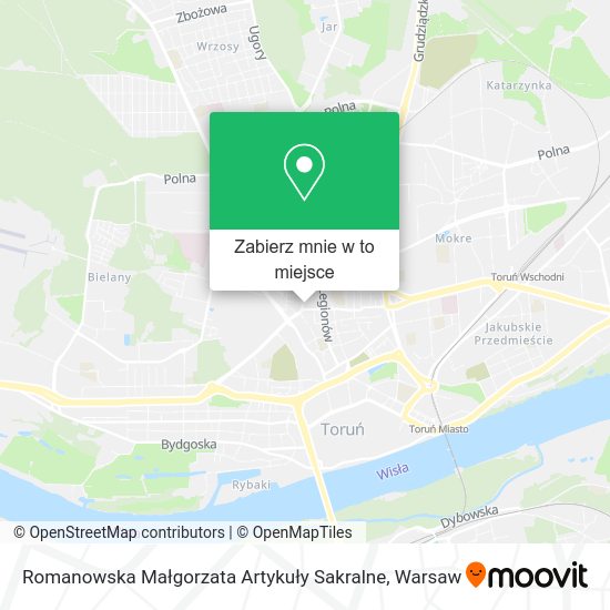 Mapa Romanowska Małgorzata Artykuły Sakralne