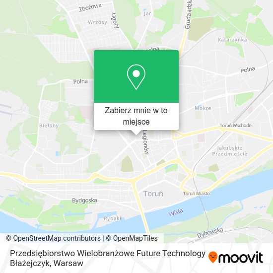 Mapa Przedsiębiorstwo Wielobranżowe Future Technology Błażejczyk