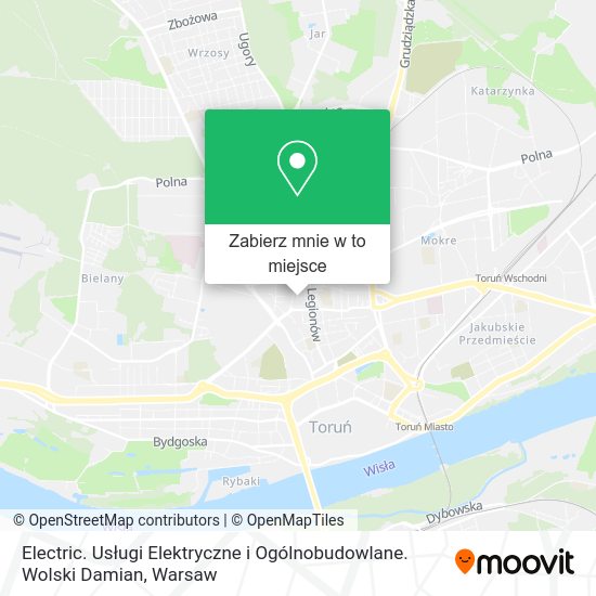 Mapa Electric. Usługi Elektryczne i Ogólnobudowlane. Wolski Damian