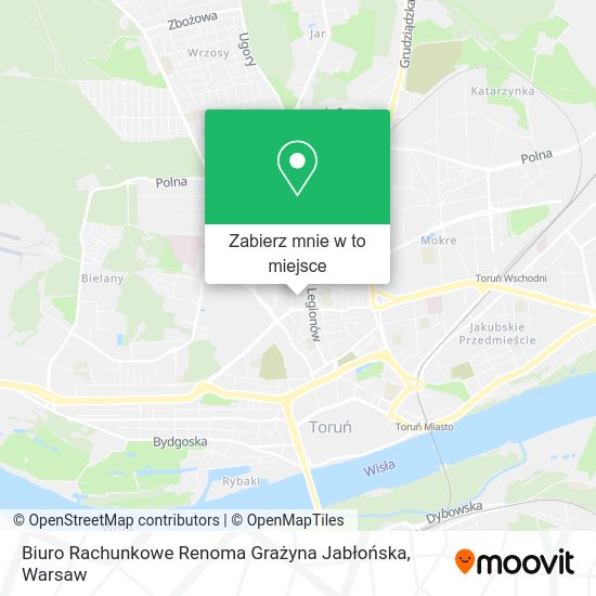 Mapa Biuro Rachunkowe Renoma Grażyna Jabłońska