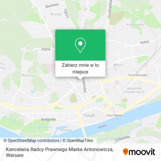 Mapa Kancelaria Radcy Prawnego Marka Antonowicza