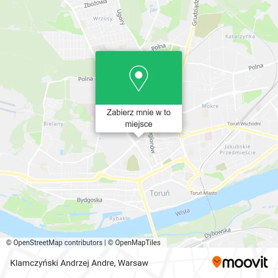 Mapa Klamczyński Andrzej Andre