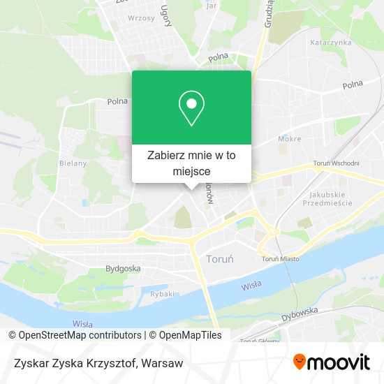 Mapa Zyskar Zyska Krzysztof