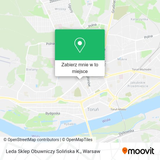 Mapa Leda Sklep Obuwniczy Solińska K.