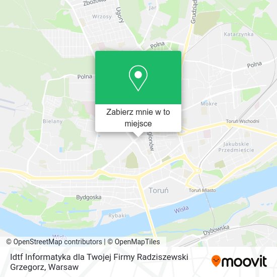 Mapa Idtf Informatyka dla Twojej Firmy Radziszewski Grzegorz