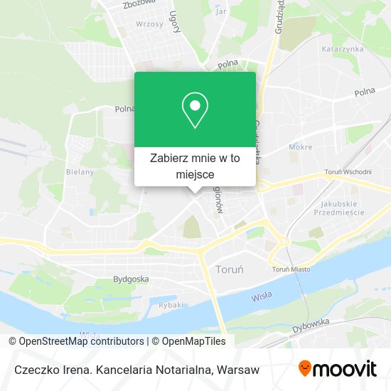 Mapa Czeczko Irena. Kancelaria Notarialna