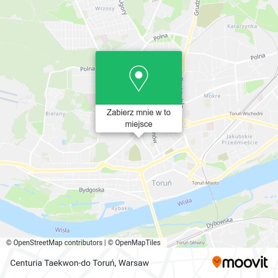 Mapa Centuria Taekwon-do Toruń