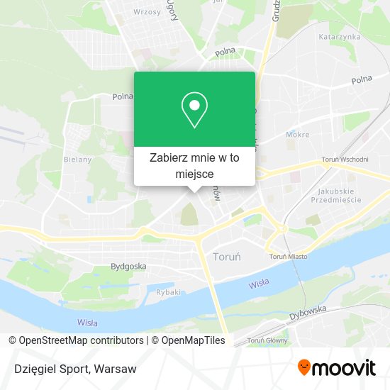 Mapa Dzięgiel Sport