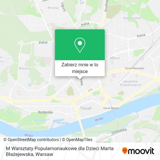 Mapa M Warsztaty Popularnonaukowe dla Dzieci Marta Błażejewska