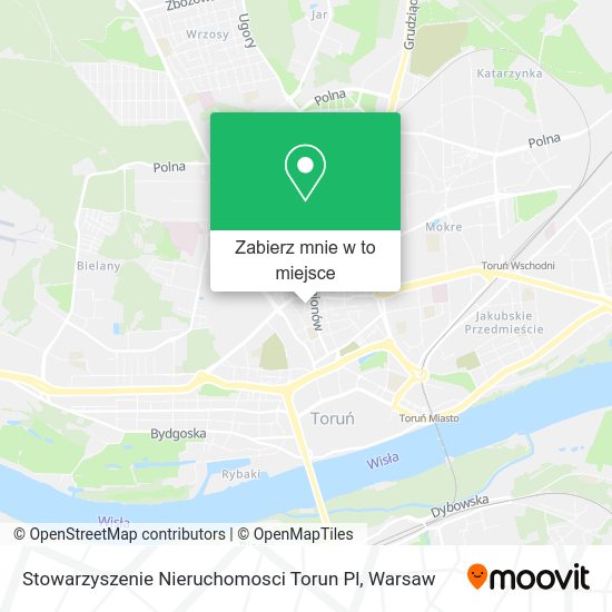 Mapa Stowarzyszenie Nieruchomosci Torun Pl