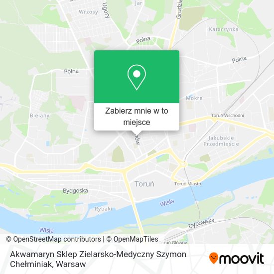 Mapa Akwamaryn Sklep Zielarsko-Medyczny Szymon Chełminiak