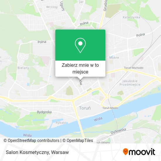 Mapa Salon Kosmetyczny