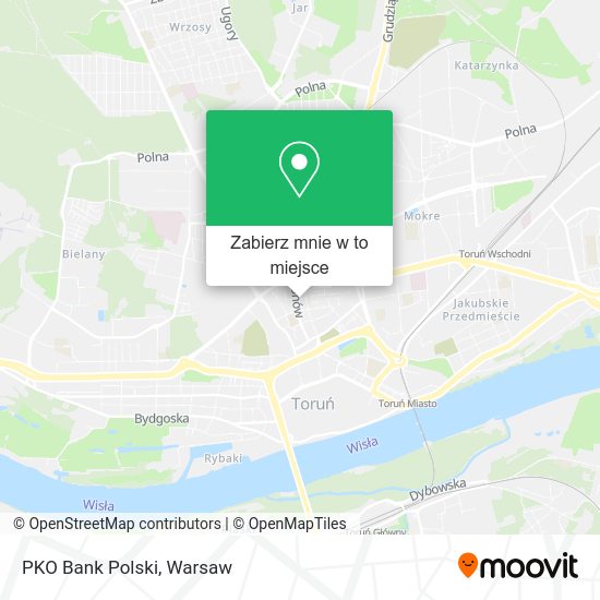 Mapa PKO Bank Polski