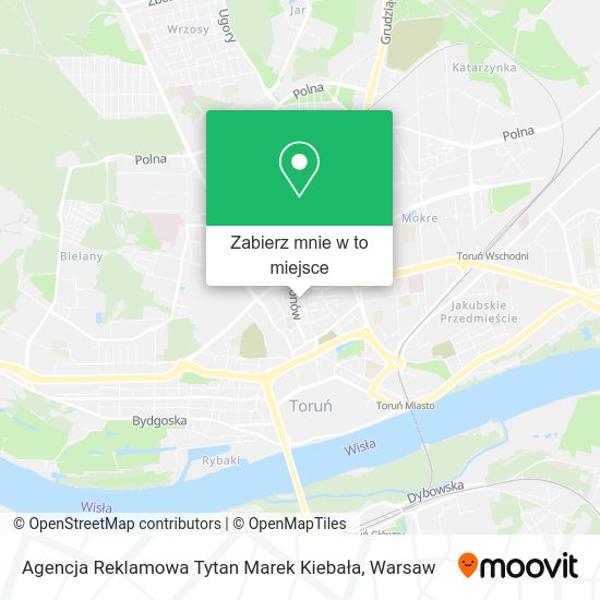 Mapa Agencja Reklamowa Tytan Marek Kiebała