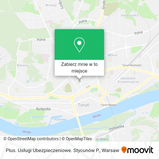 Mapa Plus. Usługi Ubezpieczeniowe. Stycunów P.