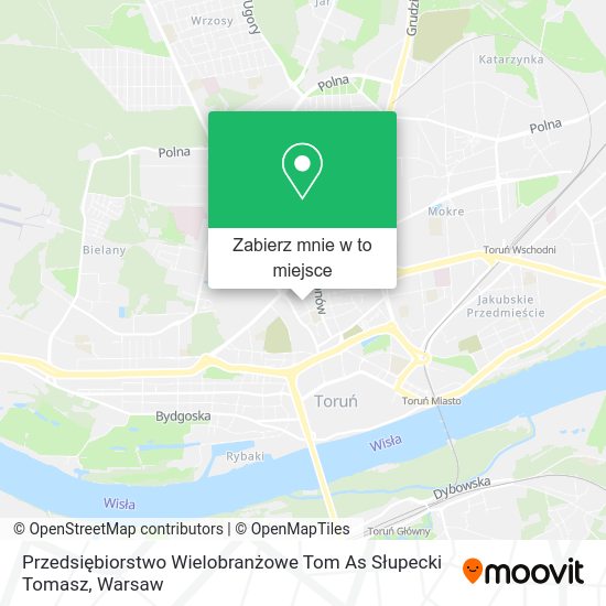 Mapa Przedsiębiorstwo Wielobranżowe Tom As Słupecki Tomasz