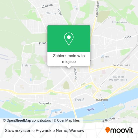 Mapa Stowarzyszenie Pływackie Nemo