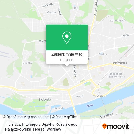 Mapa Tłumacz Przysięgły Języka Rosyjskiego Pajączkowska Teresa