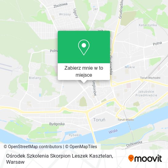 Mapa Ośrodek Szkolenia Skorpion Leszek Kasztelan