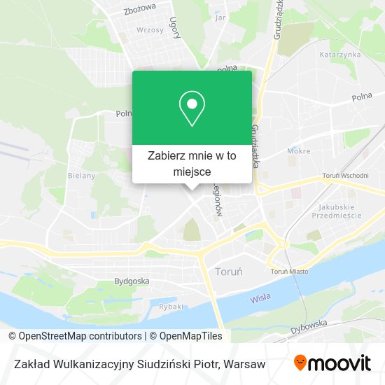 Mapa Zakład Wulkanizacyjny Siudziński Piotr