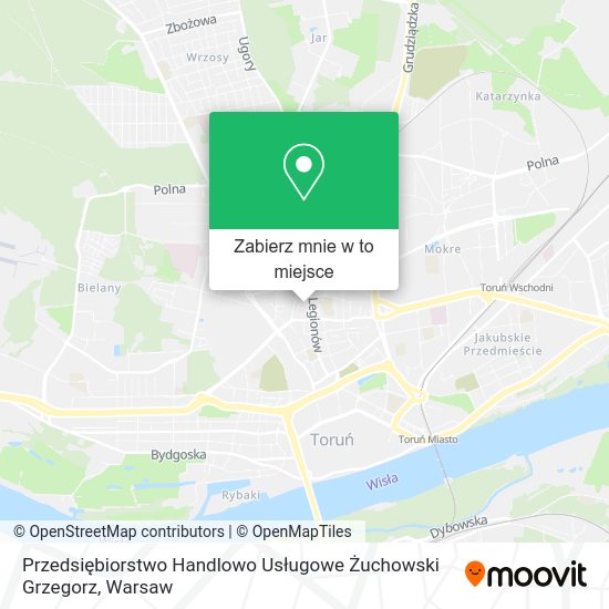 Mapa Przedsiębiorstwo Handlowo Usługowe Żuchowski Grzegorz