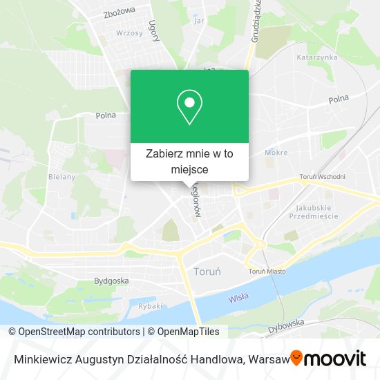 Mapa Minkiewicz Augustyn Działalność Handlowa