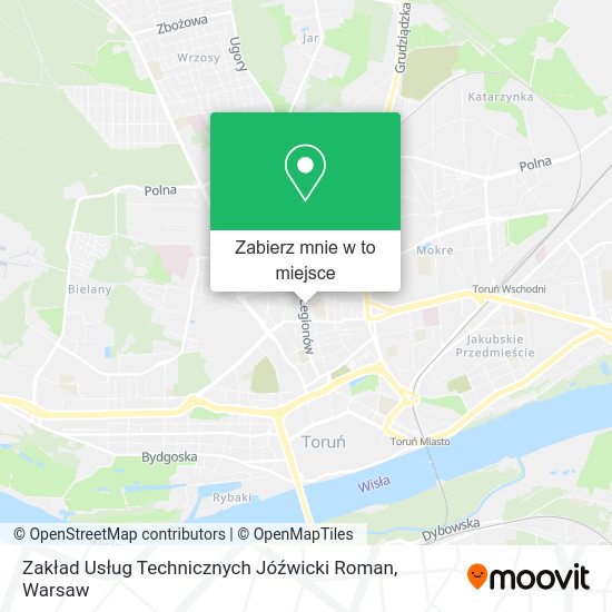 Mapa Zakład Usług Technicznych Jóźwicki Roman