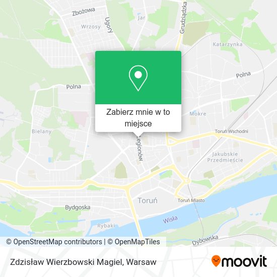 Mapa Zdzisław Wierzbowski Magiel