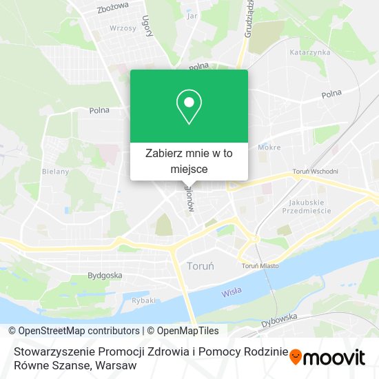 Mapa Stowarzyszenie Promocji Zdrowia i Pomocy Rodzinie Równe Szanse