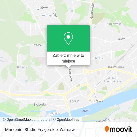 Mapa Marzenie. Studio Fryzjerskie