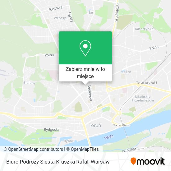 Mapa Biuro Podrozy Siesta Kruszka Rafal