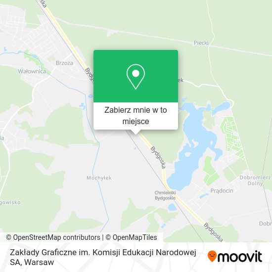 Mapa Zakłady Graficzne im. Komisji Edukacji Narodowej SA