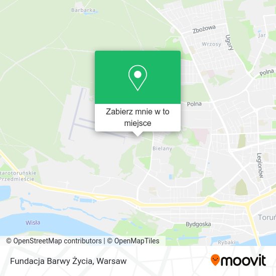 Mapa Fundacja Barwy Życia