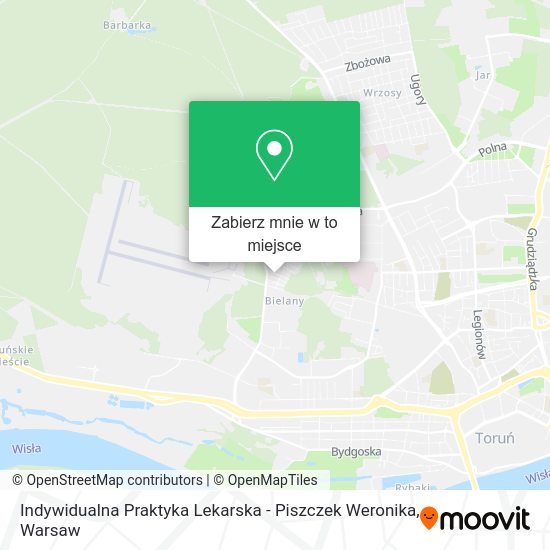 Mapa Indywidualna Praktyka Lekarska - Piszczek Weronika