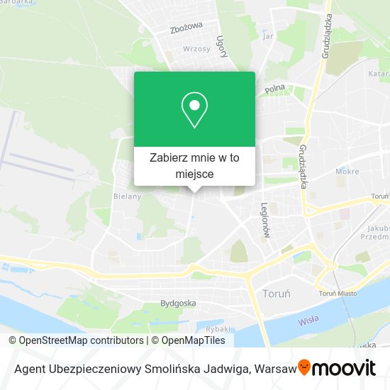 Mapa Agent Ubezpieczeniowy Smolińska Jadwiga