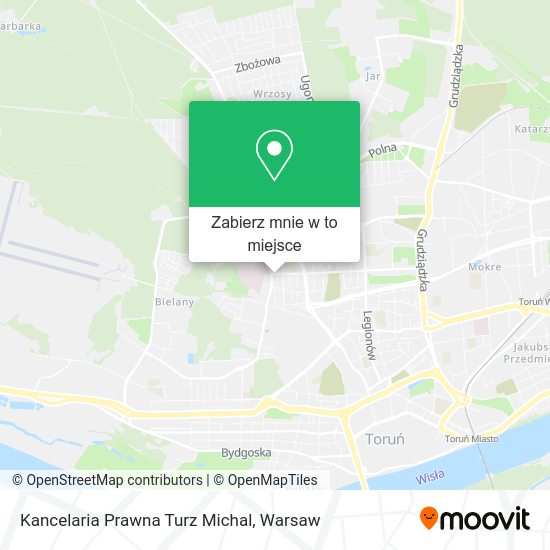 Mapa Kancelaria Prawna Turz Michal