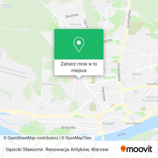 Mapa Gęsicki Sławomir. Renowacja Antyków