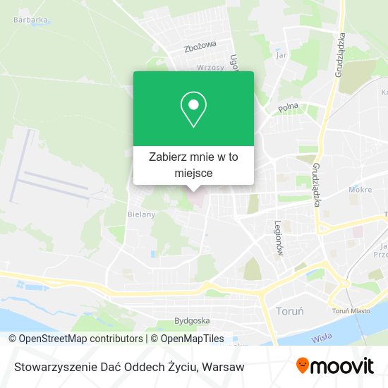 Mapa Stowarzyszenie Dać Oddech Życiu