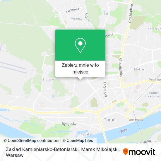 Mapa Zakład Kamieniarsko-Betoniarski. Marek Mikołajski