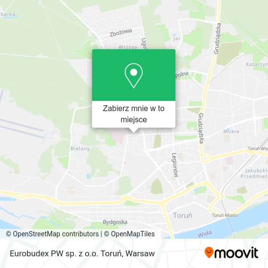 Mapa Eurobudex PW sp. z o.o. Toruń