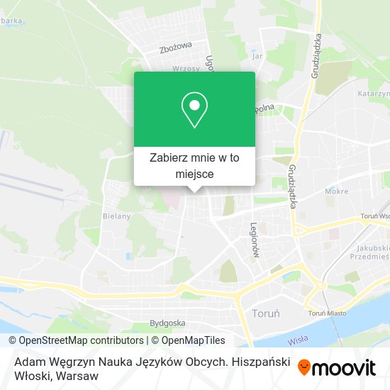 Mapa Adam Węgrzyn Nauka Języków Obcych. Hiszpański Włoski