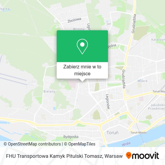 Mapa FHU Transportowa Kamyk Pitulski Tomasz