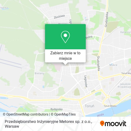 Mapa Przedsiębiorstwo Inżynieryjne Metorex sp. z o.o.