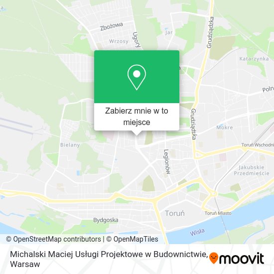 Mapa Michalski Maciej Usługi Projektowe w Budownictwie