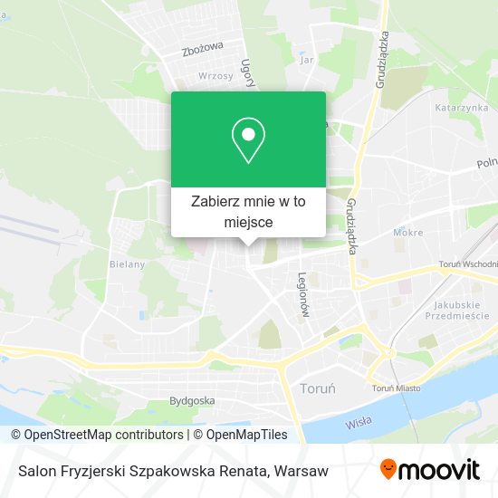 Mapa Salon Fryzjerski Szpakowska Renata