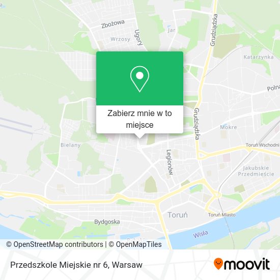 Mapa Przedszkole Miejskie nr 6