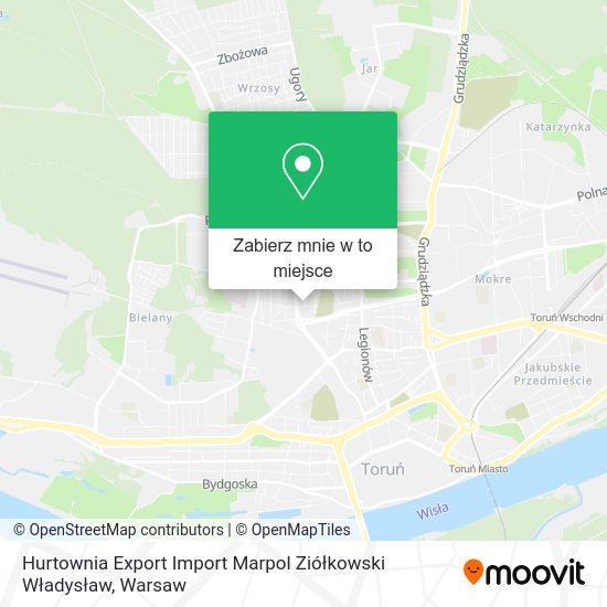 Mapa Hurtownia Export Import Marpol Ziółkowski Władysław